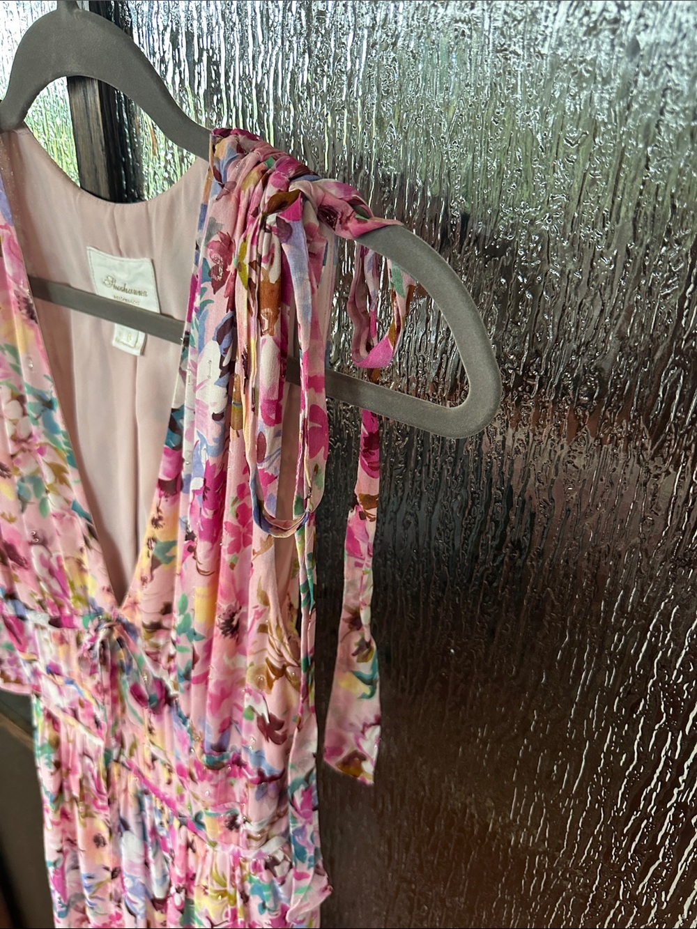 Shoshanna Zahra Floral Pink Sleeveless Maxi Dress size 8. - Picture 8 of 16